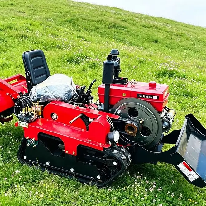 

Индивидуальный энергосберегающий гусеничный роторный культиватор, мини-культиватор и самоходный сельскохозяйственный трактор для вспашки