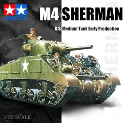 TAMIYA Assembled Tank Model Kit 35190 American M4 Sherman, early production tank 1/35