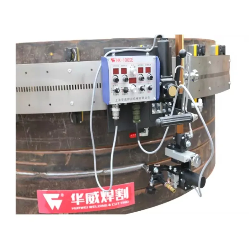 100SE Flexible Rails Wavering tank Pipe Welding Carriage Tractor