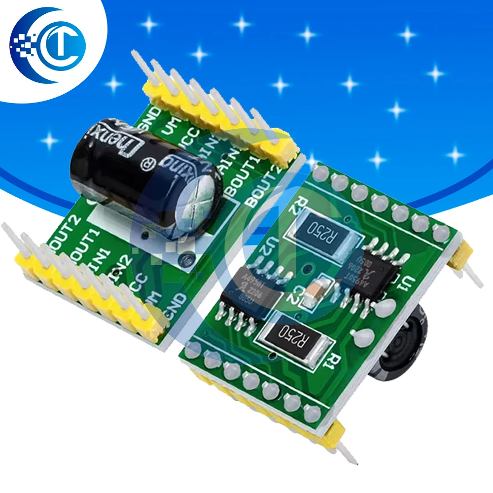 A4950 Dual DC Brushed Motor Driver Module – High Performance vs. TB6612 | for Arduino Compatible