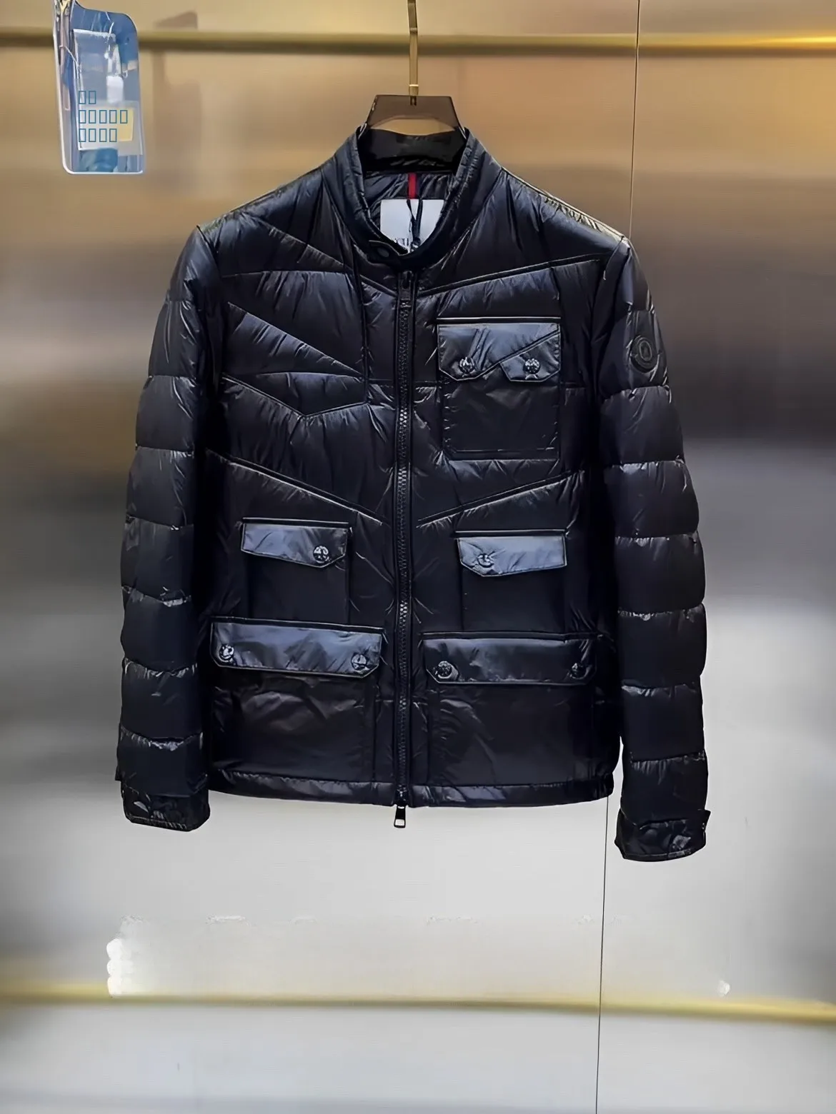 

Men's Casual Faionable down Jaet Autumn Winter New Sle Korean Version Personali Outerwear irt Coat Regular Length