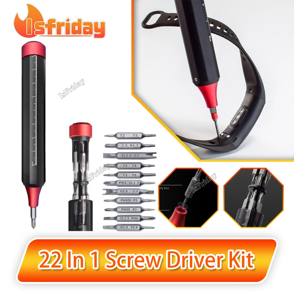 22 In 1 Precision Screwdriver Set ,Dismantling Tool,Hand Tools，Multi functional Hand Tools