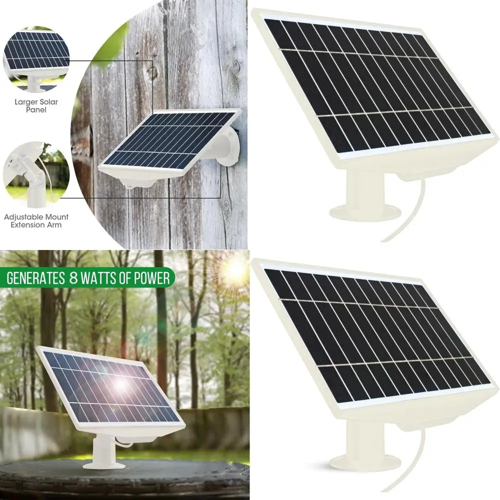 

Уличная камера видеонаблюдения 8W с кольцевой подсветкой, всепогодная, с питанием от USB-C и DC, белая