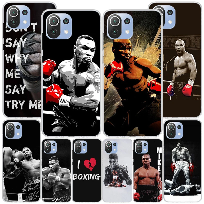 Mike Tyson Boxer Man Phnoe Case for Xiaomi Mi 11T 12T 10T 9T Pro 13 12 11 A3 11i 8 9 10 Lite 12X 5X 6X Unique Cover Coque