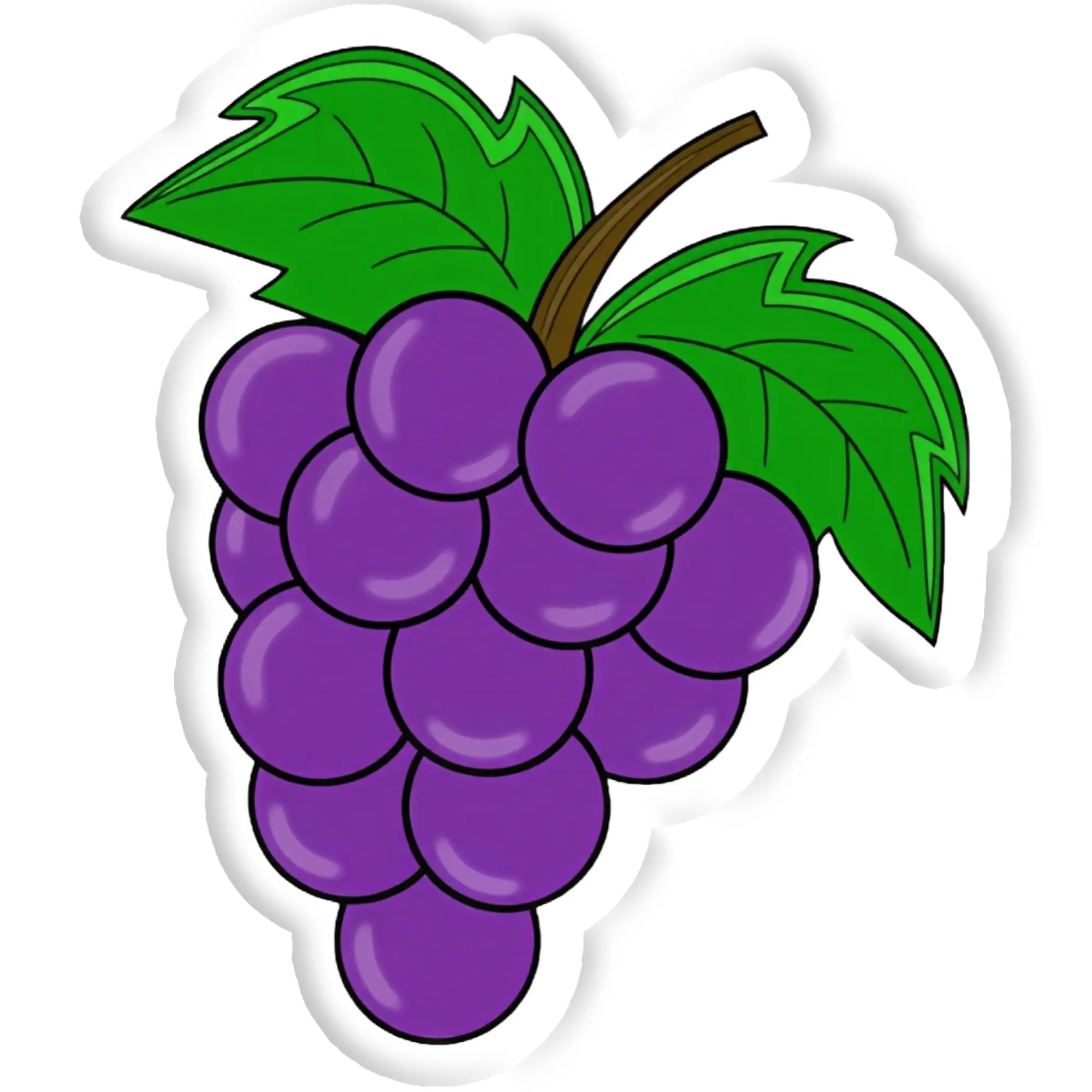 Custom Colorful Summer Fruit  Pillow Double Sided Vivid Grape Home Decoration Salon Personalized Plush Pillows for Living Room