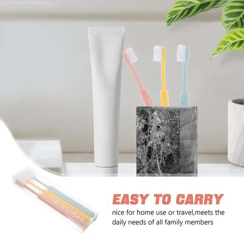 

Nano Toothbrush Soft Bristle Wide Head Gentle Gum Cleaning For Elderly Children Family Home Oral Care