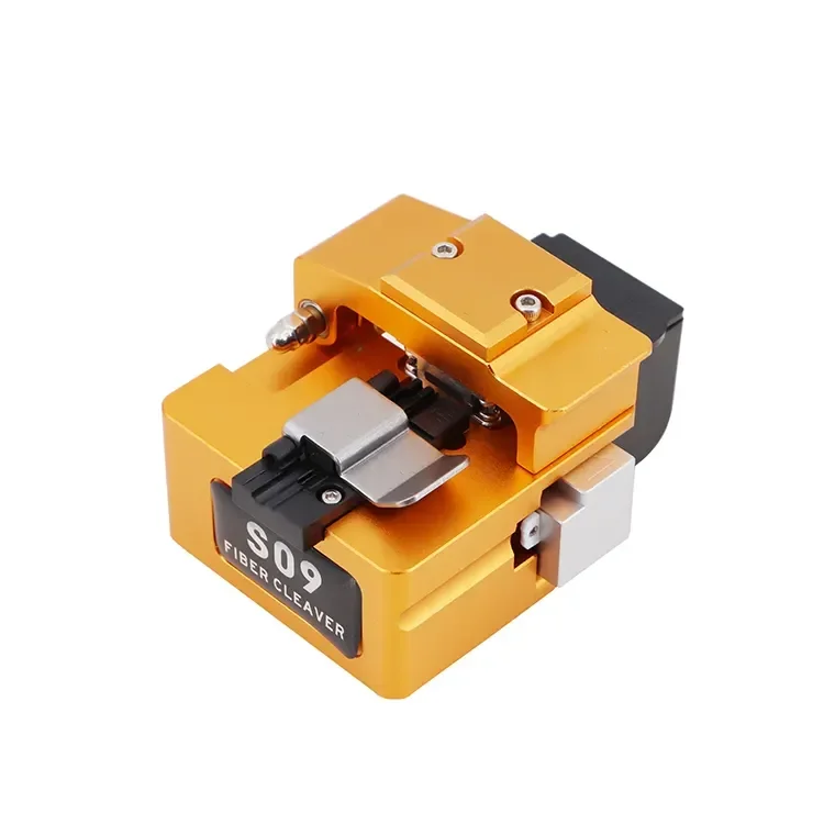 

High Precision Fusion Splicer Optical Fiber Cutter FTTH Optic Fiber Cleaver S09