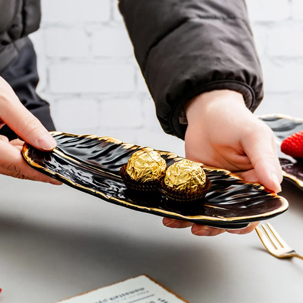 

1Pcs Shaped Jewelry Tray Simple High-Grade Desktop Jewelry Storage Organizer Ring Bracelet Display Holder