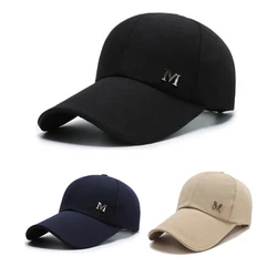 Men's Peaked Cap Adjustable Breathable Sports Cap Long Brim Sunscreen Baseball Cap For Men Fashion Boy Snapback Hat Caps