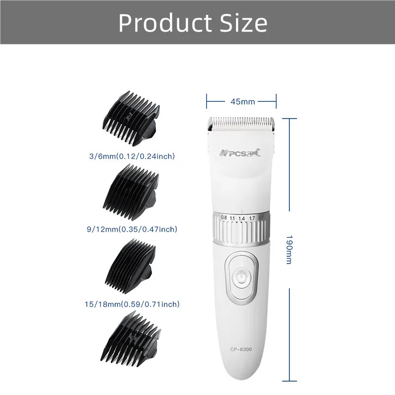 Electric Dog Hair Clipper Set, Pet Hair Trimmer, Puppy Grooming, Electric Shaver, Cat Accessories, Ceramic Blade, Rechargeable,