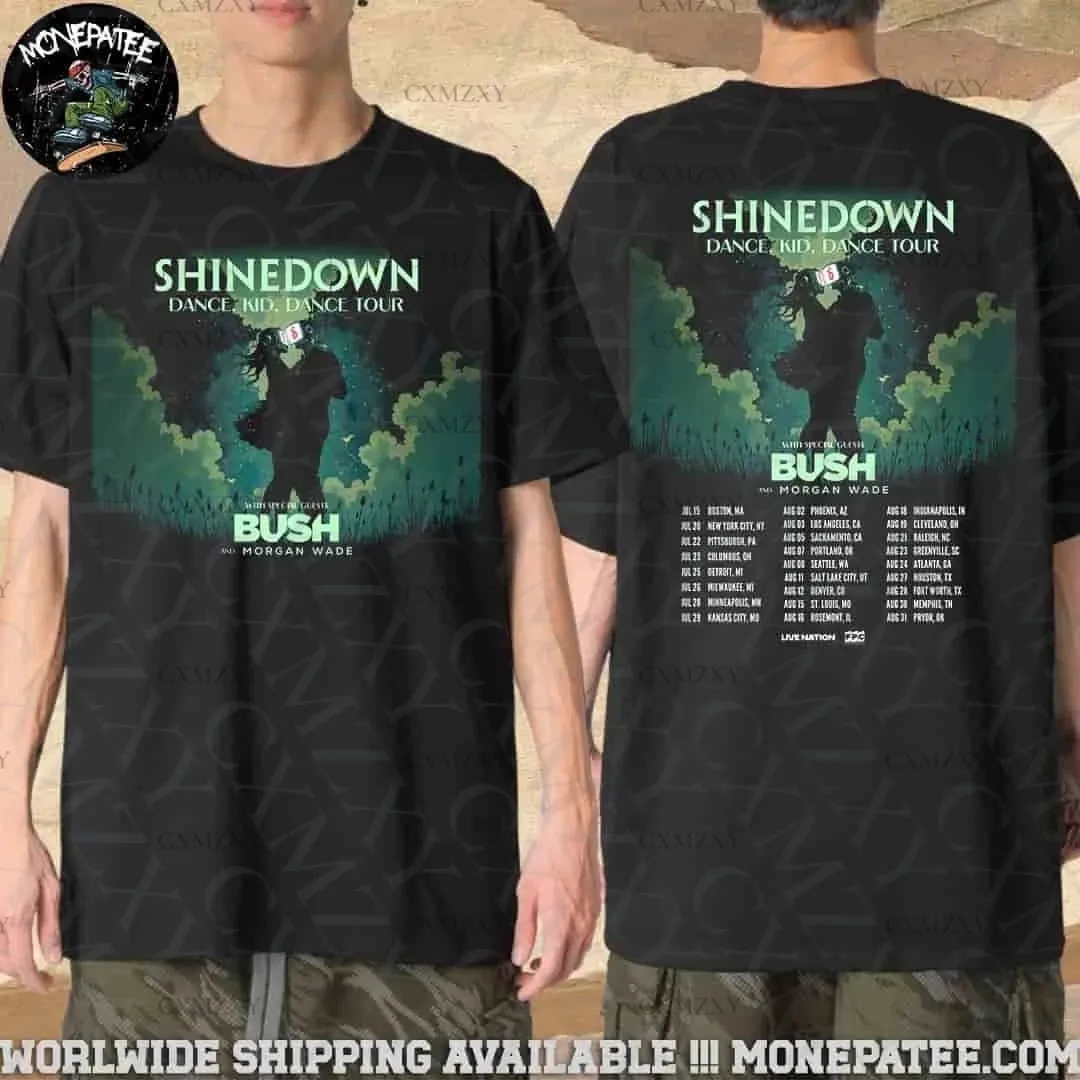 

Shinedown Dance Kid Dance US Tour 2025 Unisex Merch 100% Cotton T-Shirt