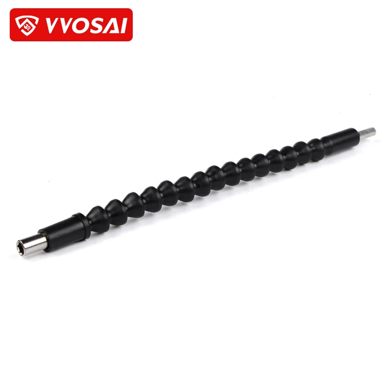 VVOSAI 290mm Electronics Drill Black Flexible Shaft Bits Extention Bit Holder Connect Link