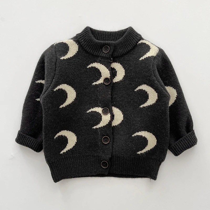 Winter Korean Style Children Knitting Clothes Newborn Baby Boys Girls Sweater Coat Toddler Baby Boys Girl Knitting Cardigan