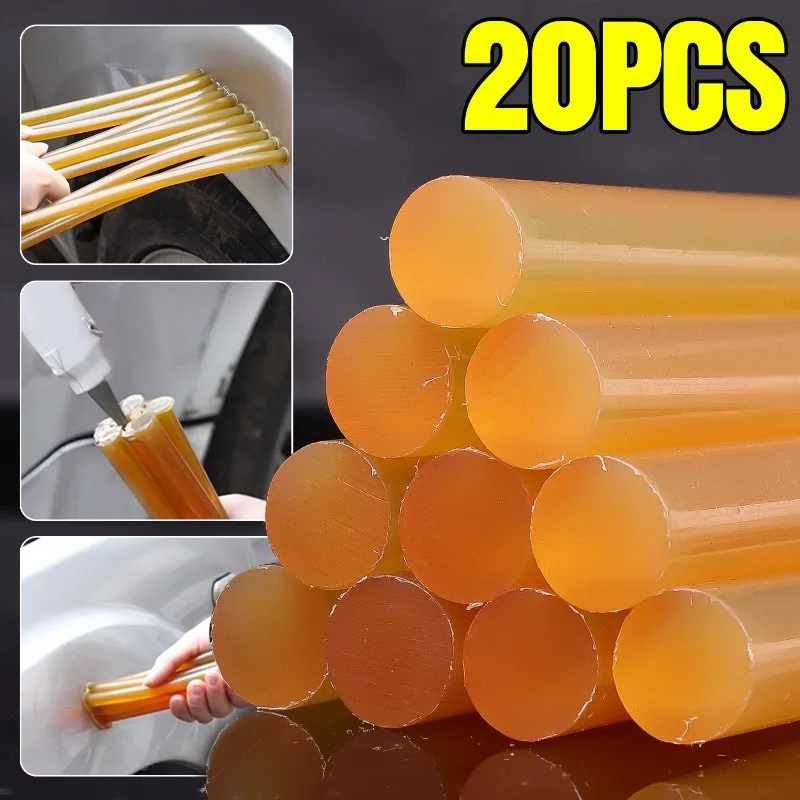 

20-1PCS Hot Melt Glue Stick For Electric Glue Gun Strong Visco Stick Adhesive Glue Home DIY Craft Glues Hand Repair Kits Tools