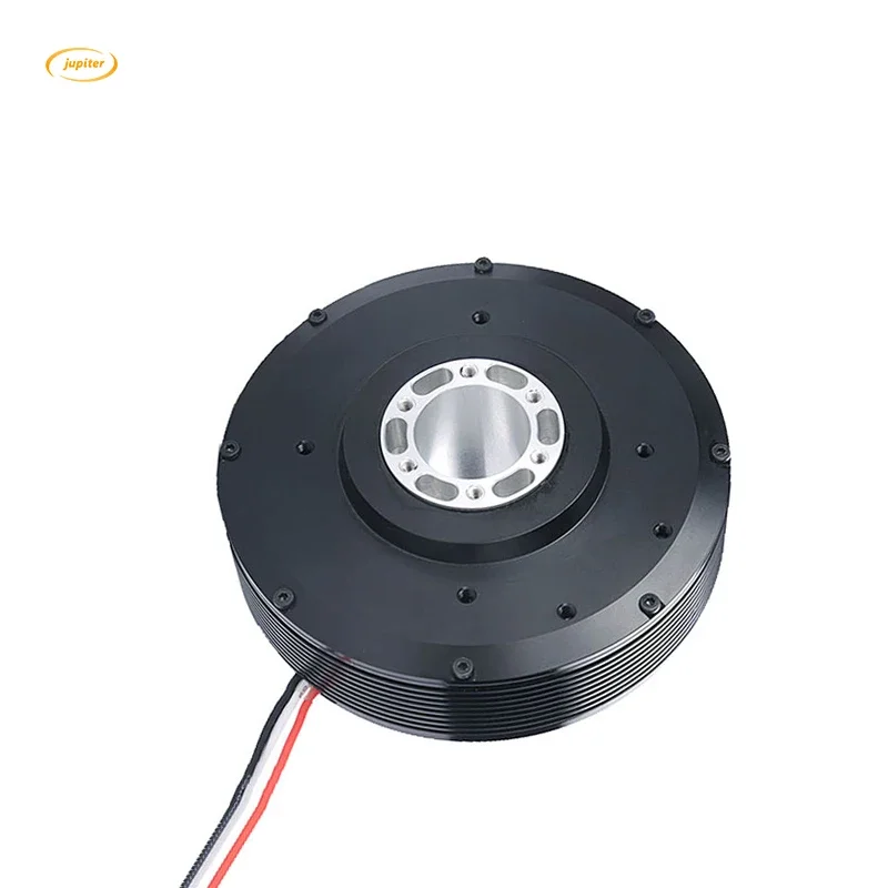 Jupiter Custom 24V Ptz Gimbal Motoren Permanente Magneet Borstelloze Dc Buitenste Rotor Dc Motor Met Encoder Voor Robot Toepassing