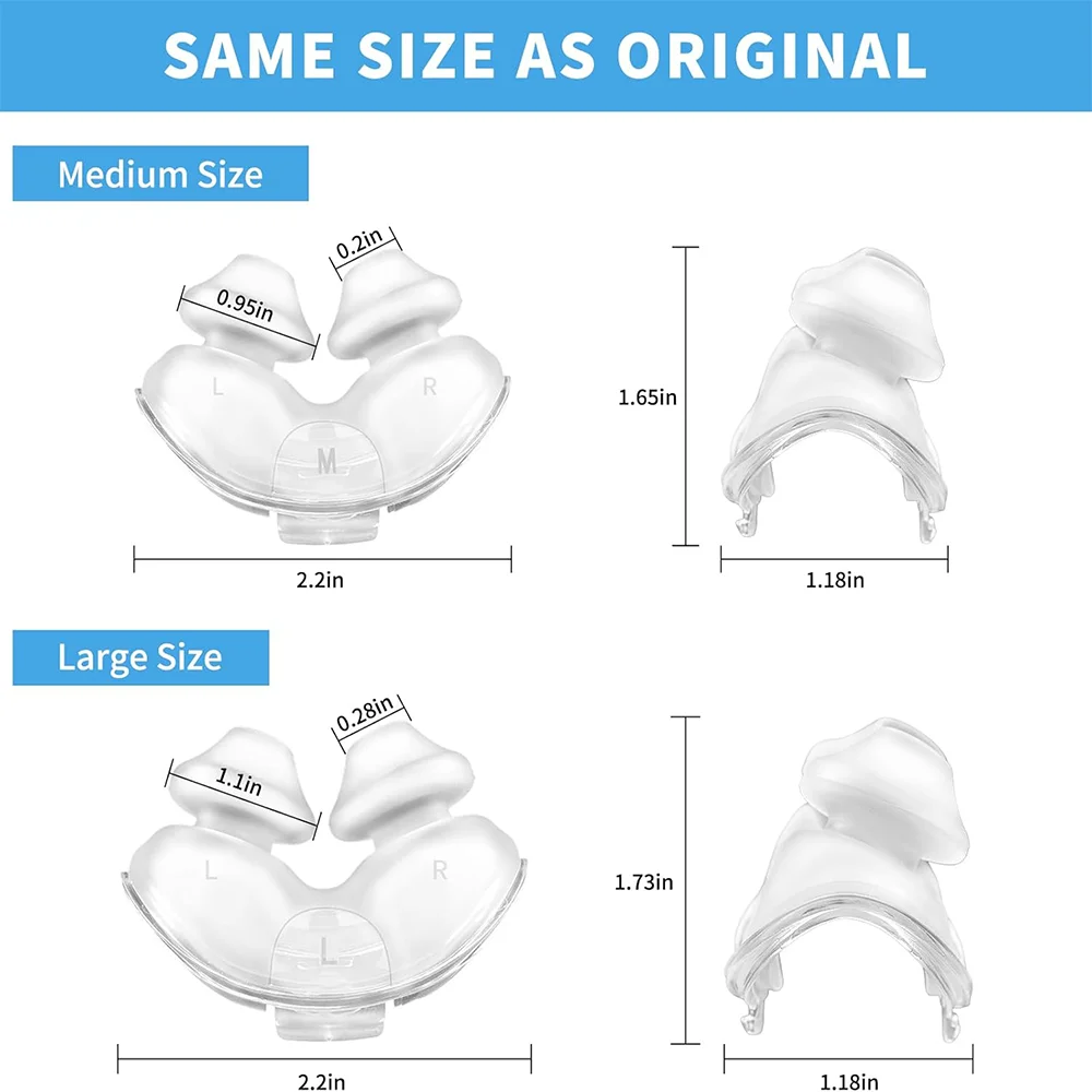P10 Nasal Pillow Is Suitable for Resmed Airfit P10 Nasal Pillow Replacement Pad Silicone Soft Cushion Cpap Mask - view 2