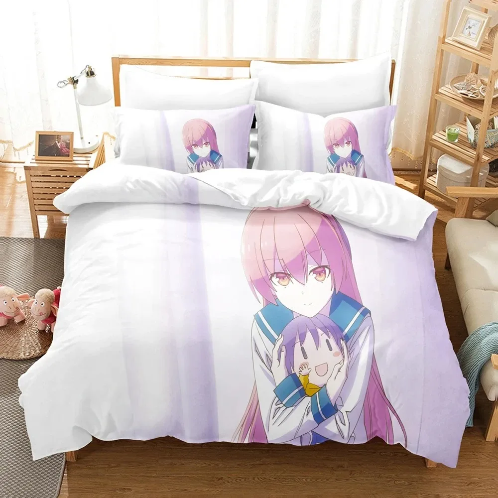 

Anime TONIKAWA Fly Me to the Moon Bedding Set Double Twin King Duvet Cover Comforter Pillowcase Boys Girls Adults Bedroom