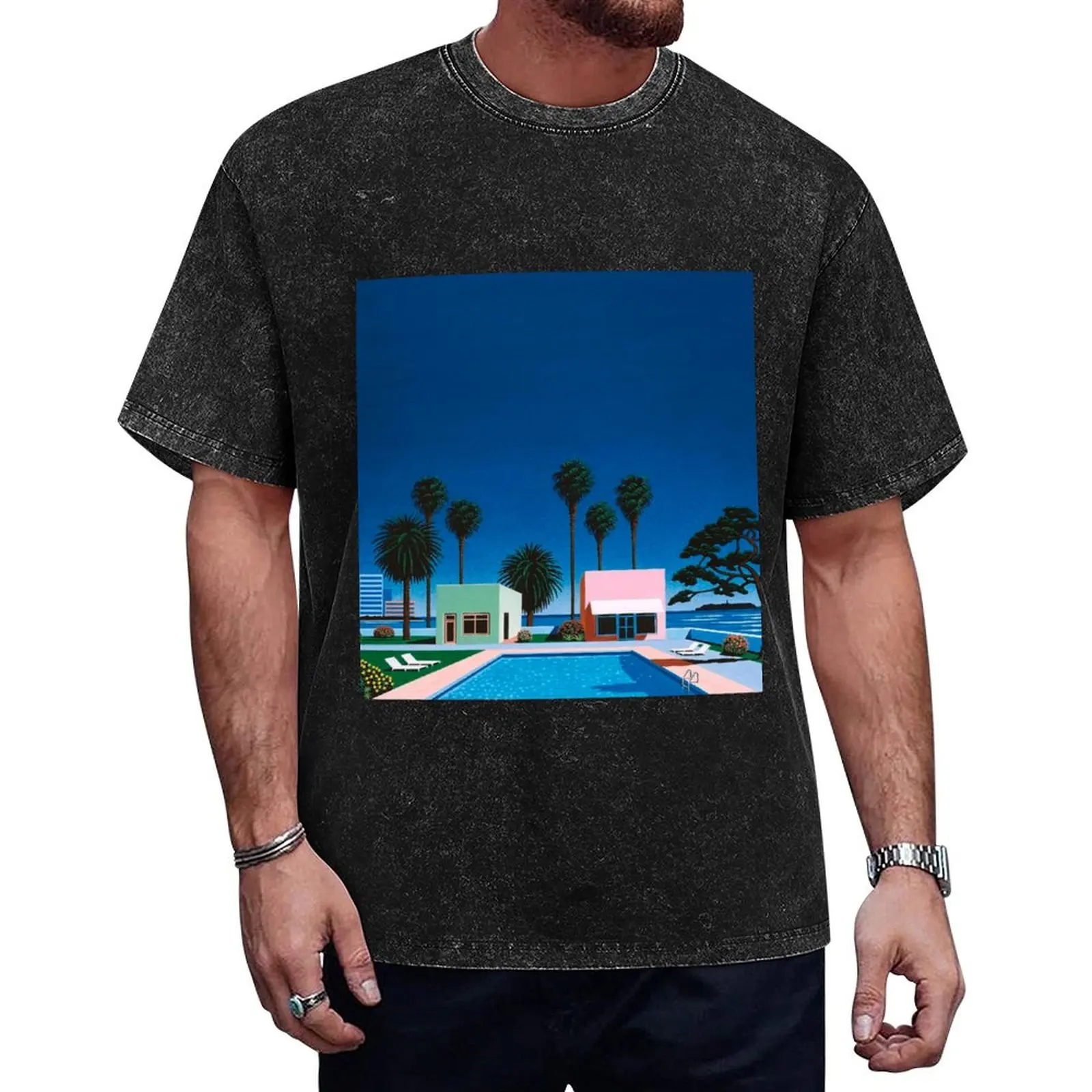

Hiroshi Nagai T-Shirt plus size clothes Clothing cotton graphic tees man clothes tee shirts for men