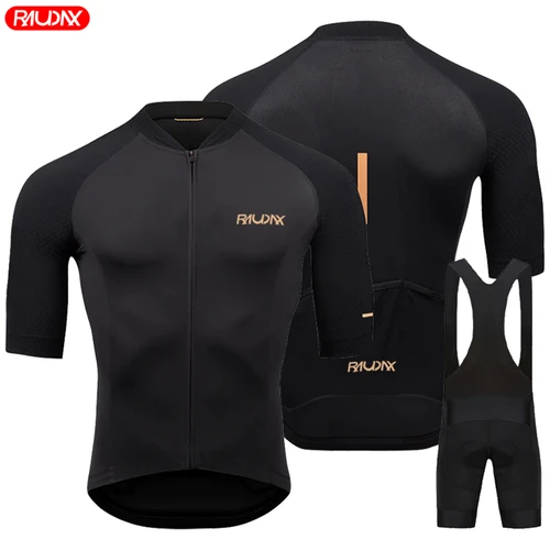 Imagen 2 del producto Raudax Team 2024 hombres verano manga corta Ciclismo Jersey conjunto MTB Maillot Ropa Ciclismo Ropa de bicicleta Ropa de Ciclismo transpirable