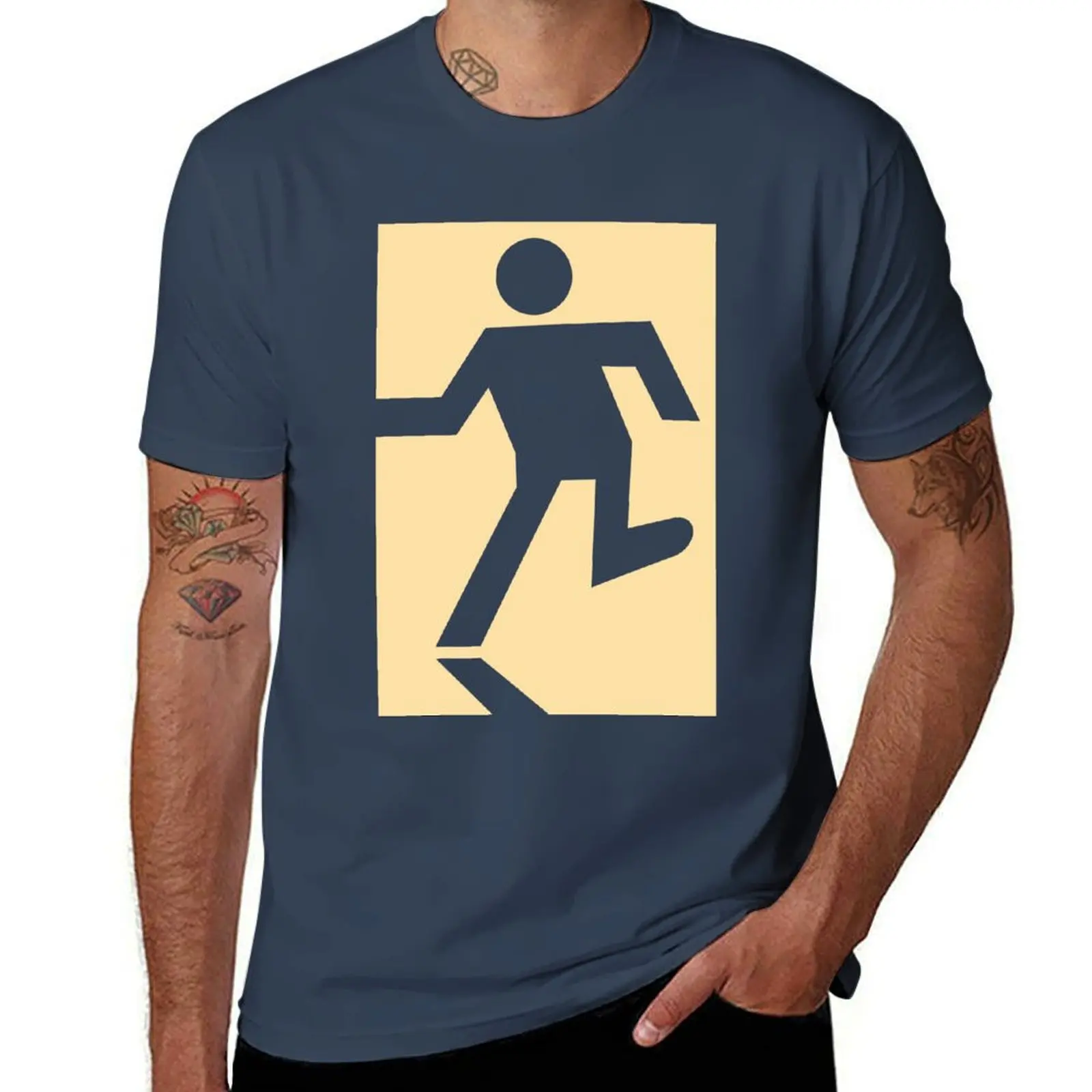 Running Stickman Onizuka T-Shirt man graphic t shirt men t shirt cotton 100% cotton t shirts man 100% T-Shirt
