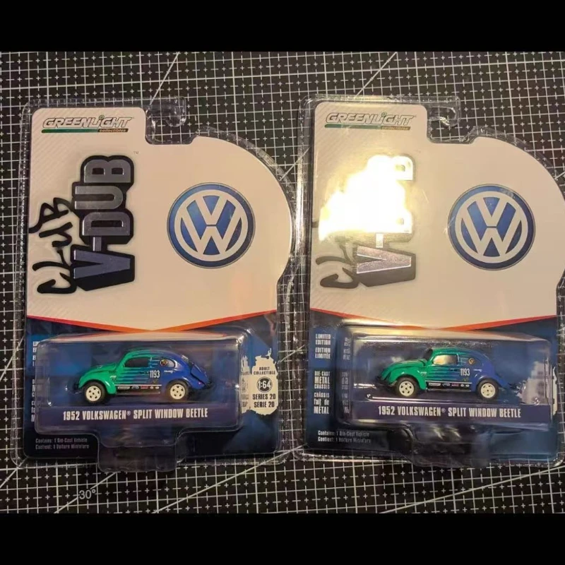 1:64 1952 سبليت نافذة بيتل عالية محاكاة سبيكة سيارة نموذج Diecasts ولعبة المركبات جمع سيارة لعبة الصبي هدايا عيد الميلاد