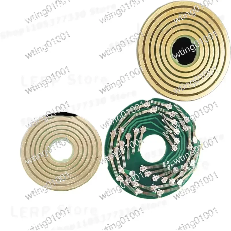 for PCB Disc Slip Ring Ultra-thin 6mm Precision 360 Degree Rotation Non Winding Conductive Compact Design Stable Signal