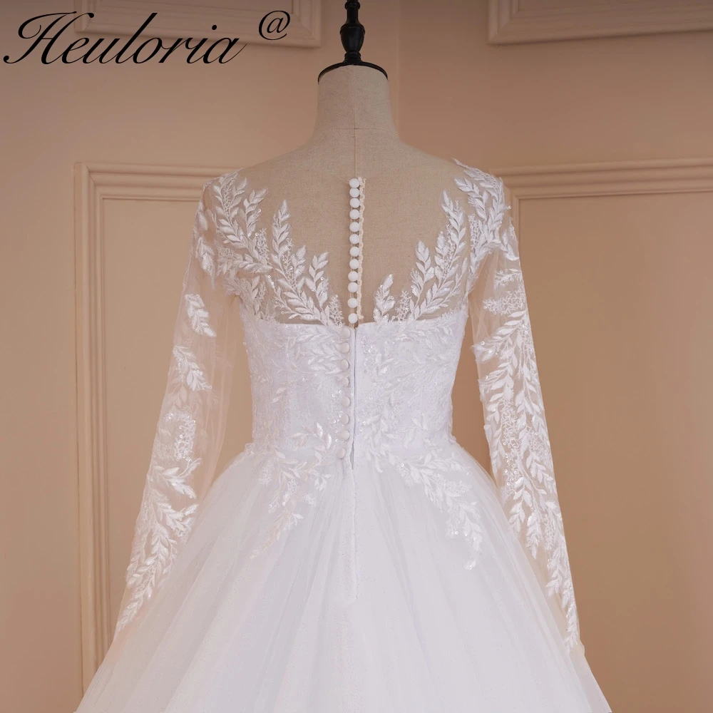 Boho Wedding Dress Long Sleeve Bride Dress Plus Size Robe De Mariee Lace A Line Wedding Bridal Gown customized