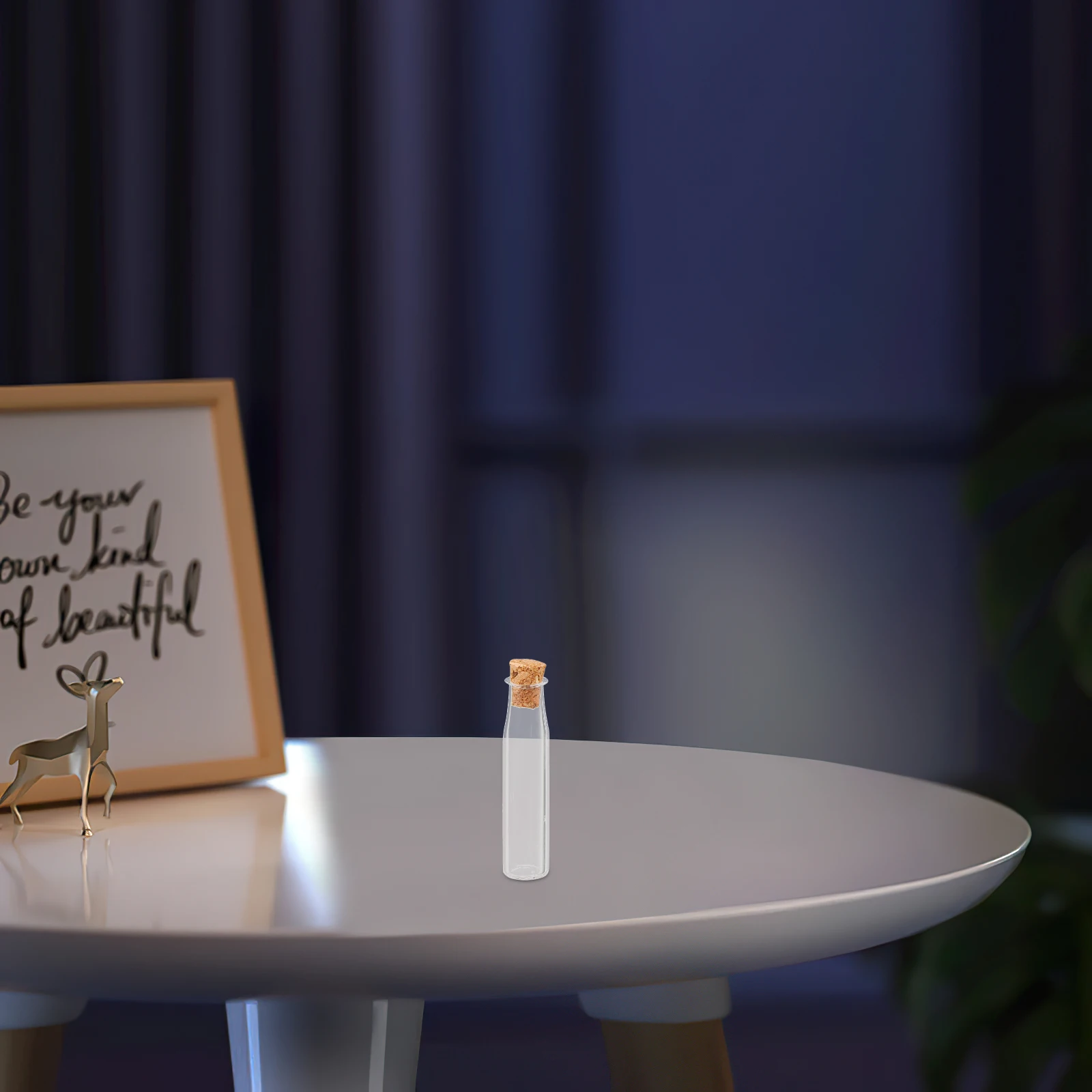 

50Pcs Mini Drifting Bottle Clear Glass Vials Cork Stoppers DIY Wishing Decorative Storage Mini Craft Bottle Clear Glass Vial