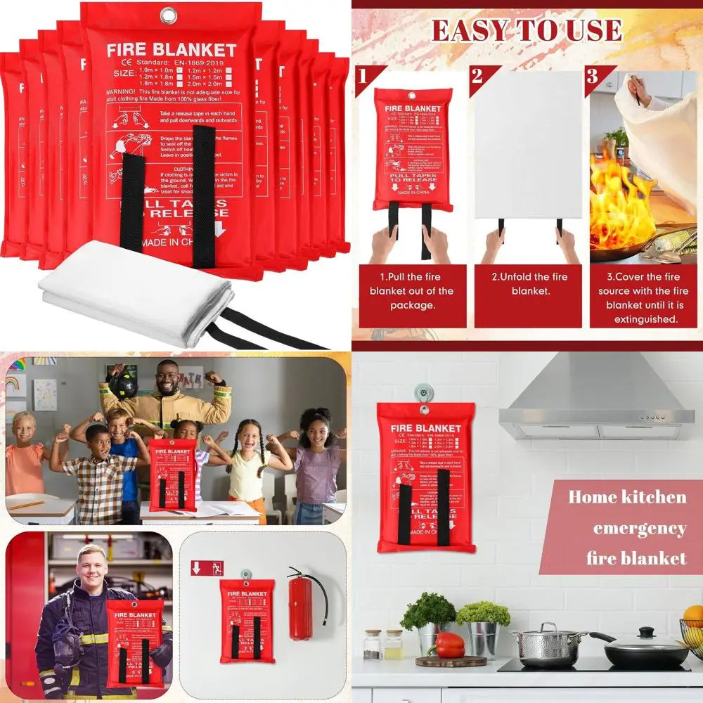 10 Pack Fire Blanke… - image