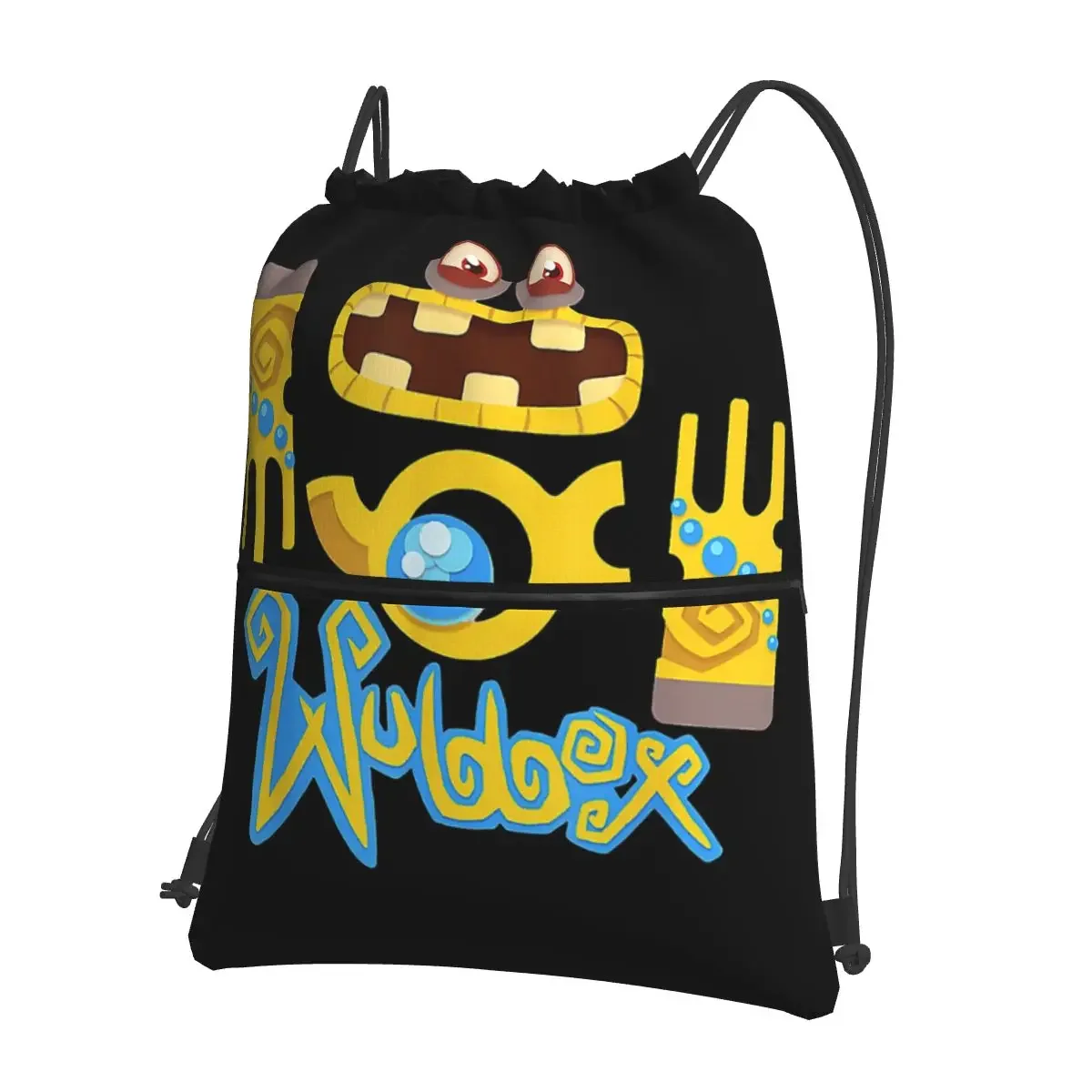 

Wubbox My Singing Monsters Portable Backpacks Drawstring Bag Drawstring Bundle Pocket Storage Bags For Travel Sport Man Woman