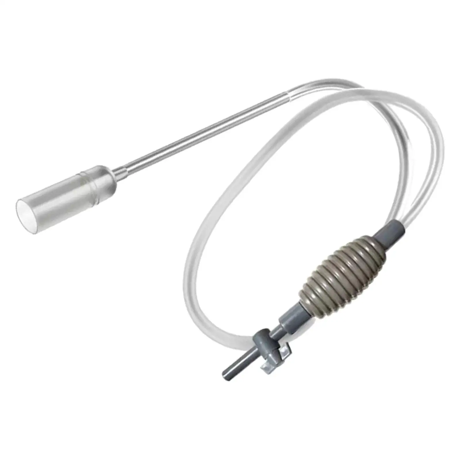 Aquarium Siphon Vacuum Cleaner Gravel Fish Tank Water Changer Sand Extractor Sludge Remover Soft Rubber