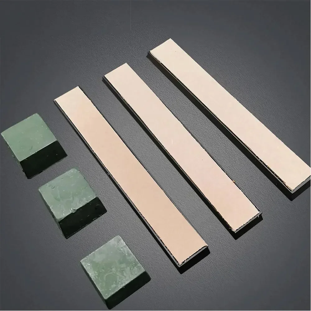 Premium Material Knife Sharpener Leather Honing Strop with Polishing Paste Versatile Easy to Use
