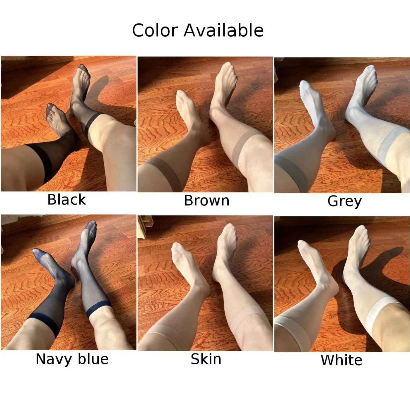 Suit Socks Silky Stockings Sheer Traceless Wear Breathable Comfortable Dress Fitness Mens See-Through Vacation