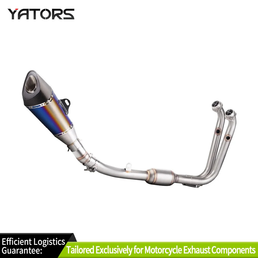 

Exhaust Systems For CF-Moto 450SR 450NK 2022-2024 Exhaust Muffler Header Mid Pipe 51mm System Exhausts Pipes