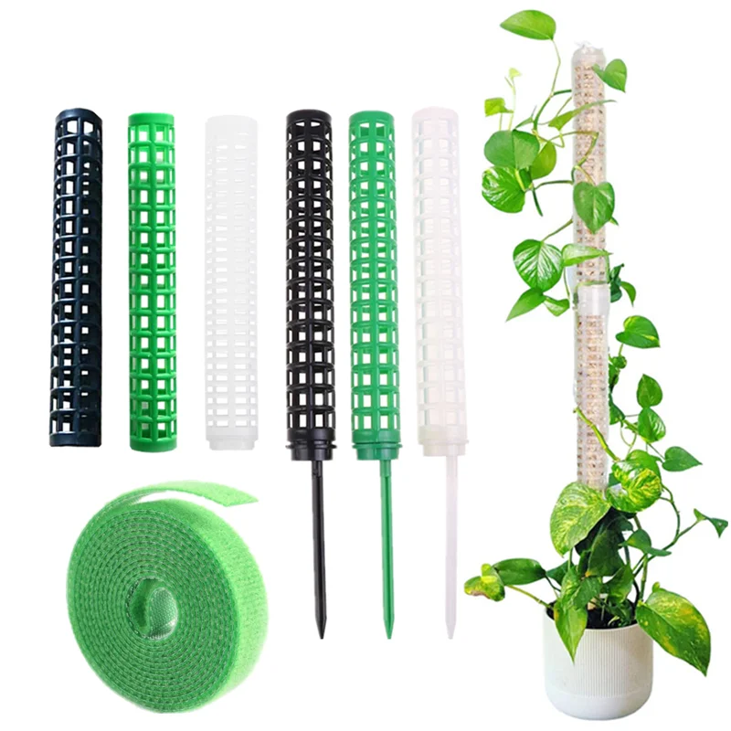 Plastics Moss Pole Plastics Stackable Moss Totem Pole Stick Sphagnum Moss Pole Moss Stick For Orchid Monstera Flowers Climbing