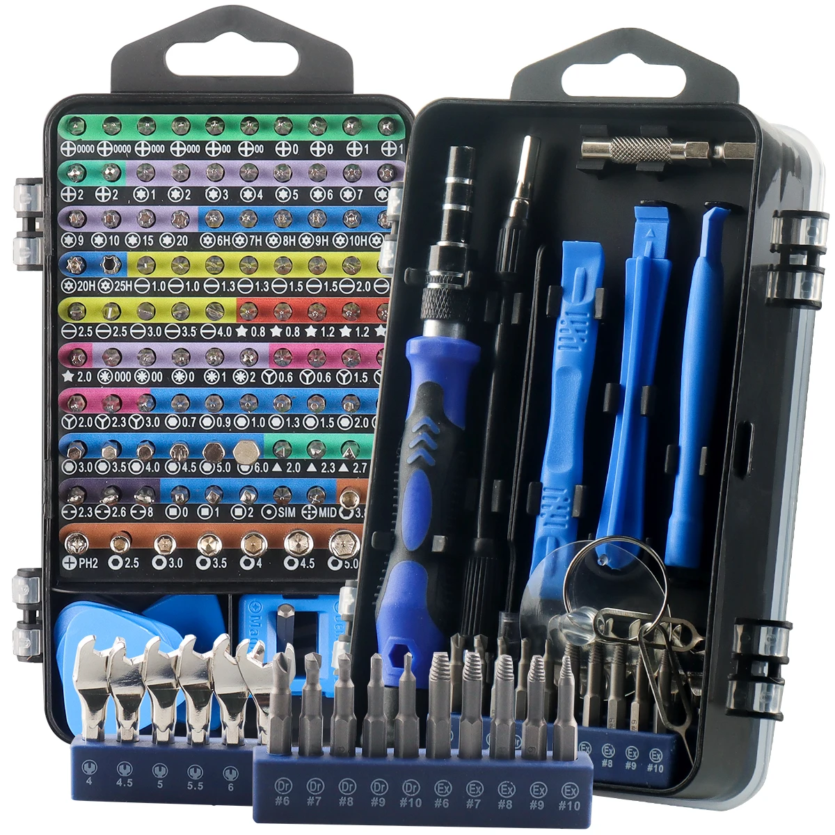 Precision Screwdriver Set 138/140 in 1 Magnetic Repair Tool Kit with 98 Torx Phillips Screw Driver Bits for IPhone Camera Watch