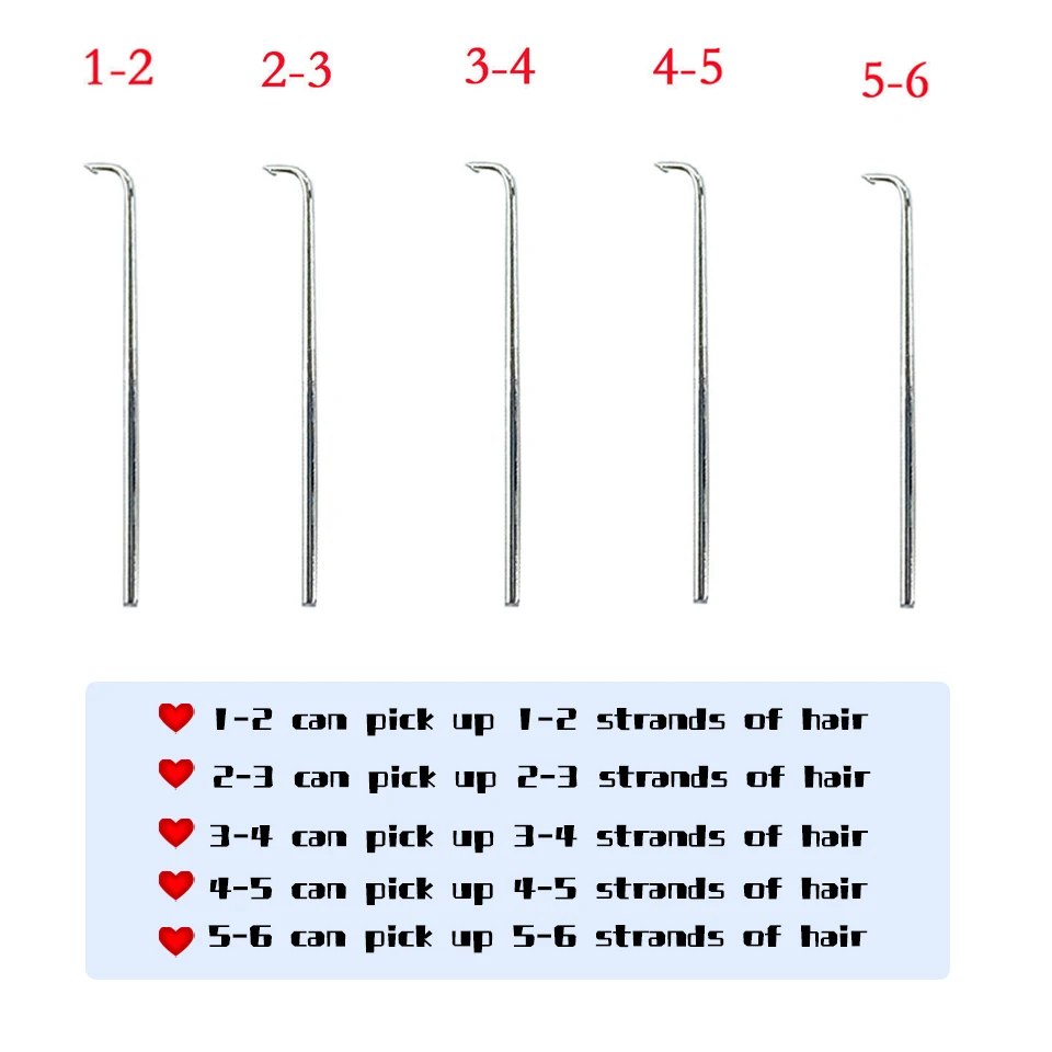 Hair Replaceable Ventilating Needle For Wig Making Crochet Hook Tools Extension Ventilating Lace Wigs Holder With 5Pcs Pins