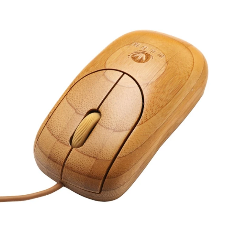 

Digital Flagship Store Bamboo Mouse Wired Home Office Delicate Old-Timey Suitable for the Elderly Children Novel Mouse Bamboo