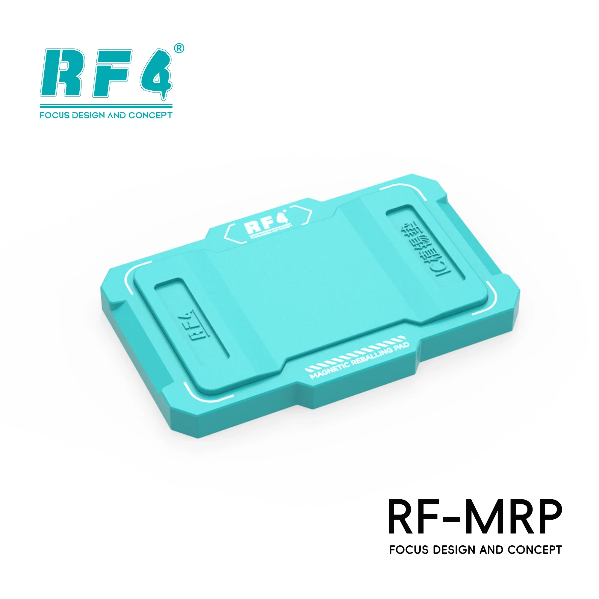 RF4 RF-MRP Magnetisches Reballing-Pad 500 ° Hitzebeständige Silikon-Antirutschmatte für iPhone Android BGA-Schablone Motherboard-Löten – Detail 9