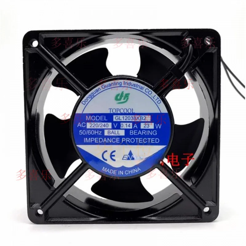 

ZMZM ДЛЯ TOPCOOL GL12038XB2 AC220V/240V 0.14A 23W 12CM Охлаждающий вентилятор
