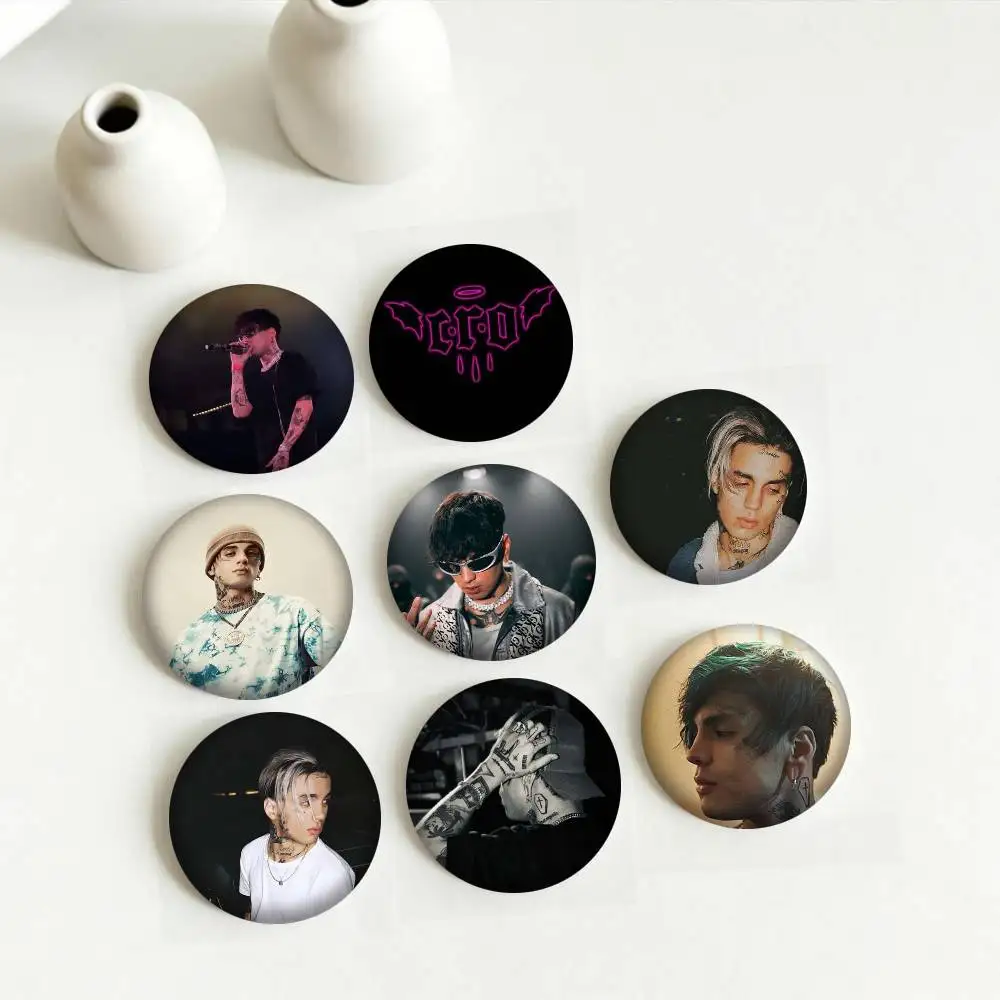 R-Rapper C-Cro 25mm 32mm 44mm 58mm 75mm Brooches Badges Pins for Accessories Gift