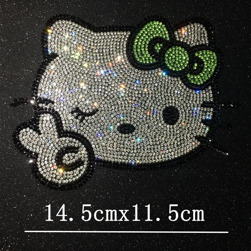 Kawaii Sanrio Hello Kittys Car Gas Tank Sticker Cute Cartoon Anime Creative Personality Scratches Decor Standard Body Sticker