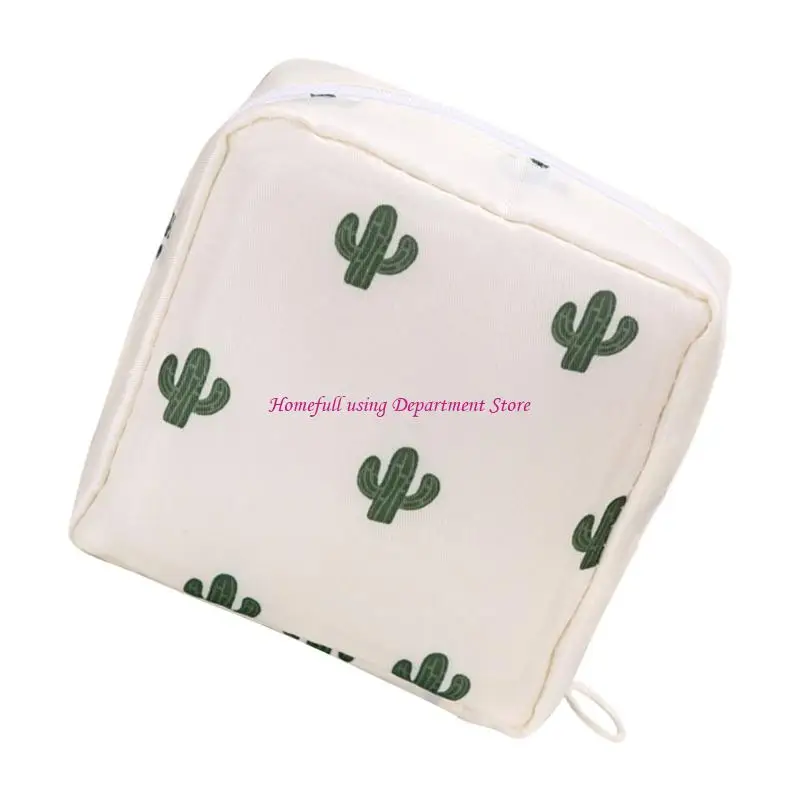 Fashionable Hygienic Essential Pouches For Girl Divided Sections Durable Polyester