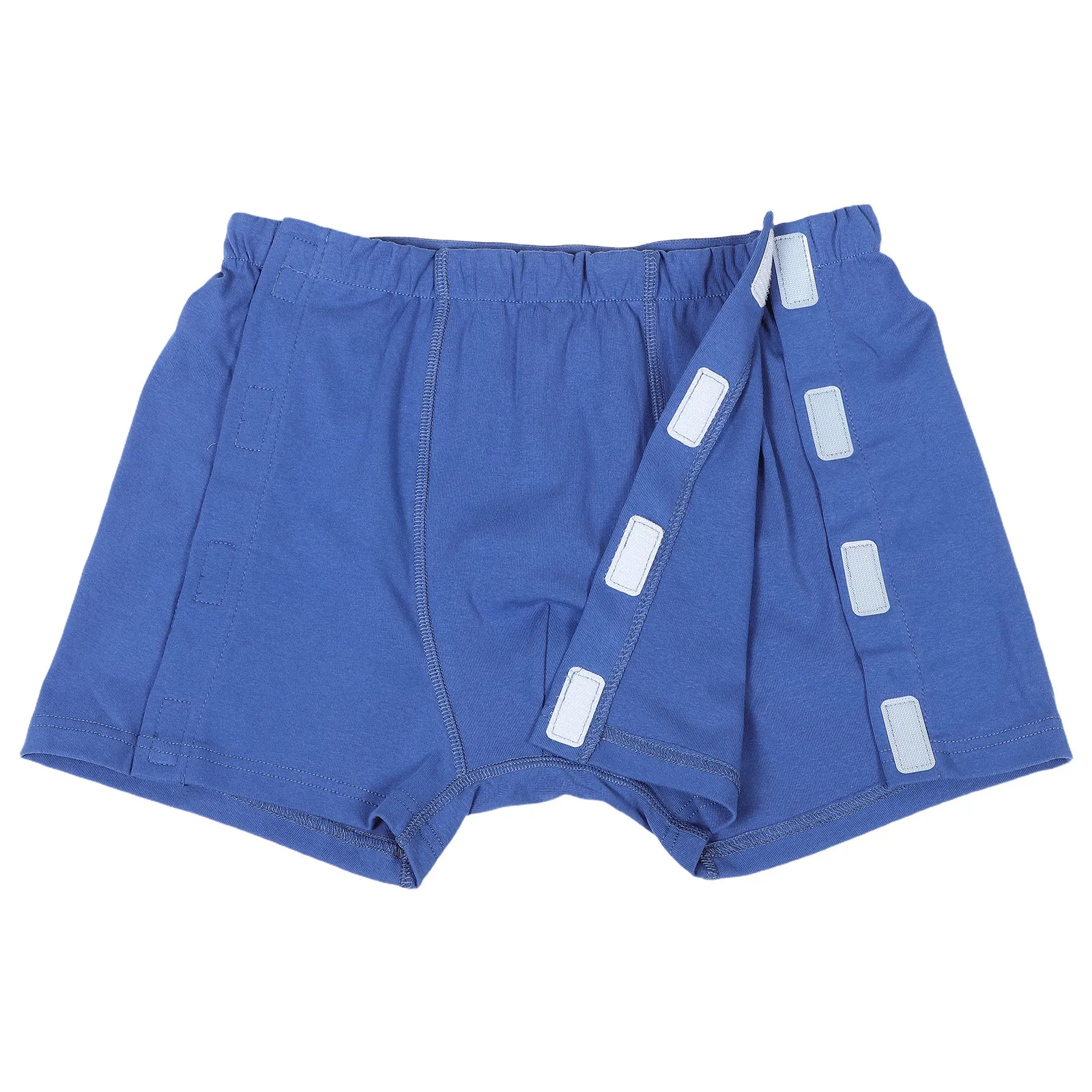 

Men's Cotton Breakaway Shorts Post Surgery Comfort Soft Elastic Waist Reusable Nursing Underwear Xl