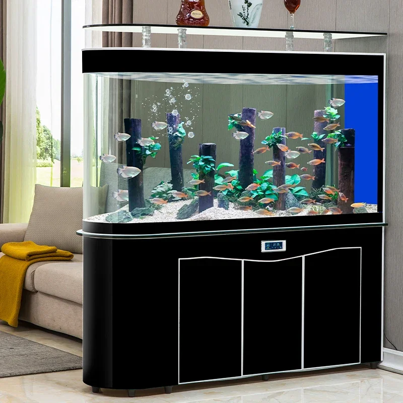 

Новый стеклянный аквариум-пуля, роскошный офис, гостиная, перегородка, фильтр