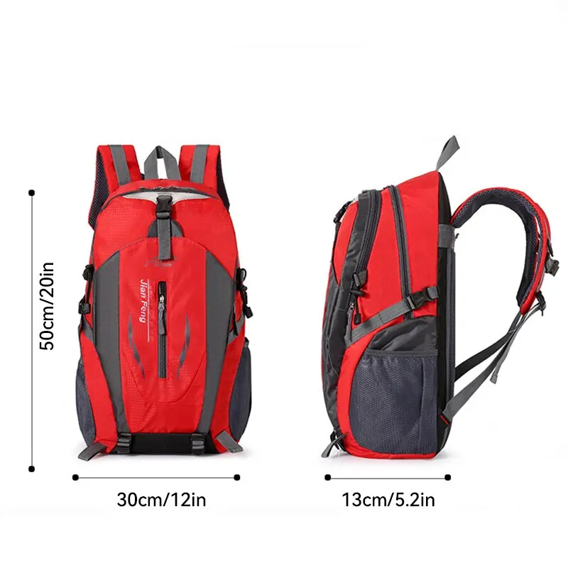 40L Mountaineering Backpack Outdoor Bag Ultra Light Waterproof Large Capacity Travel Bag Backpack Travel Cycling Camping