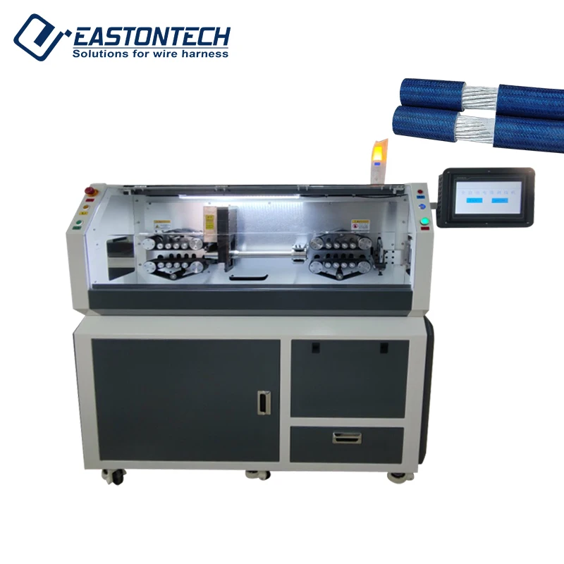 Fully Electric Large Cable Computer Wire Stripper Machine, EW-3205 Wire Cutting And Stripping Machine Automatic