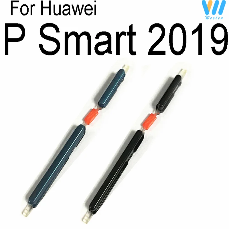 أزرار حجم الطاقة لهواوي P Smarts Plus P Smarts Plus Z 2019 الجانب السلطة لأعلى أسفل حجم زر التبديل مفاتيح استبدال جزء