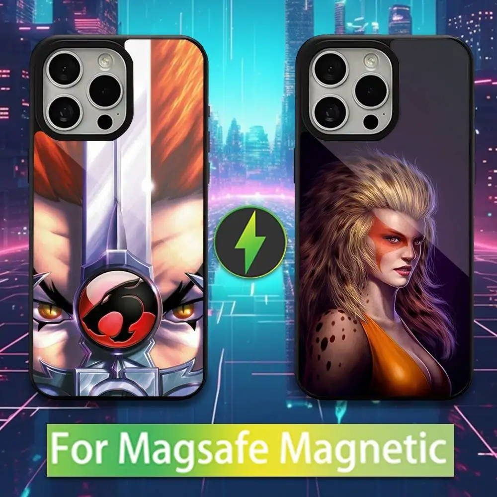 

Animation T-ThunderCats Phone Case For iPhone 16,15,14,13,12,11,Pro,Max,Plus,Mini,Magsafe,Magnetic Wireless Charging Case