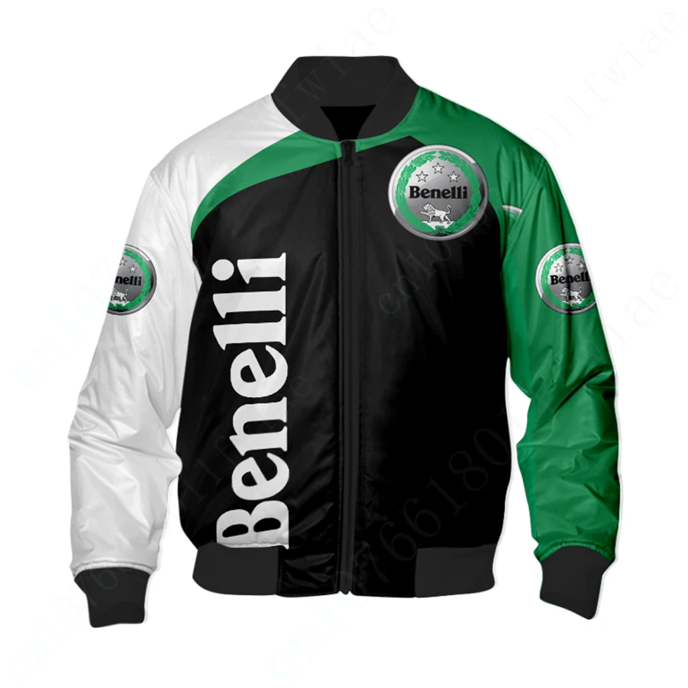 Benelli jaket Bomber untuk pria, jaket seragam bisbol, jaket Windbreaker kualitas tinggi, jaket parka 3D, jaket untuk pria